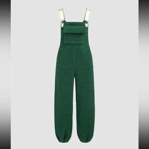 Cider fleece overalls